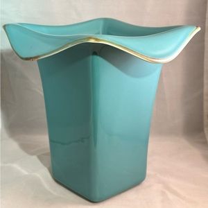 Southern Living TUSCAN Turquoise Blue Vase. Used as a display to stage a house.